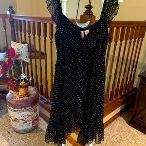 NWOT’s Fire Los Angeles Polkadot Ruffle Dress